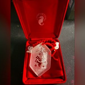 2001 Waterford Crystal Ornament
